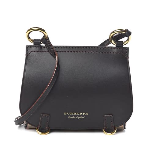 burberry check saddle bag|crossbody bags burberry.